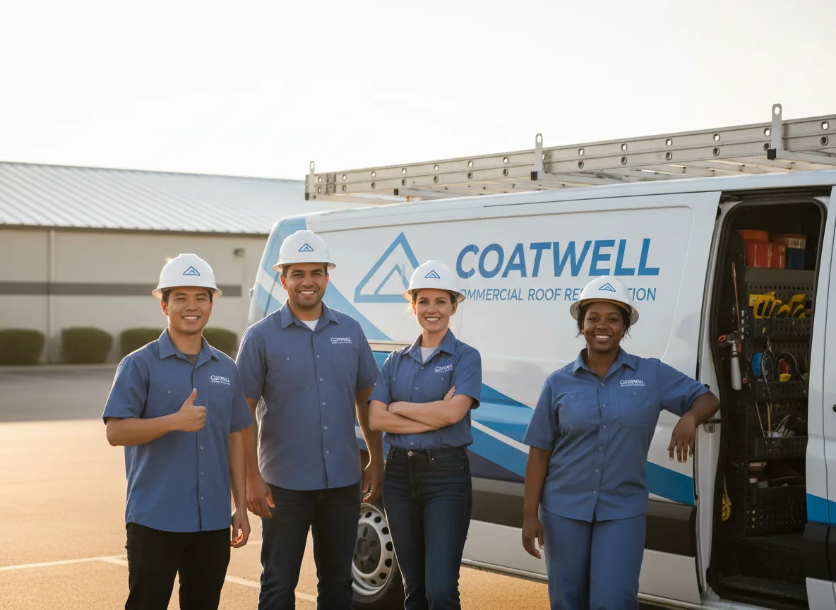 Commercial roof coating company in Myrtlewood, AL